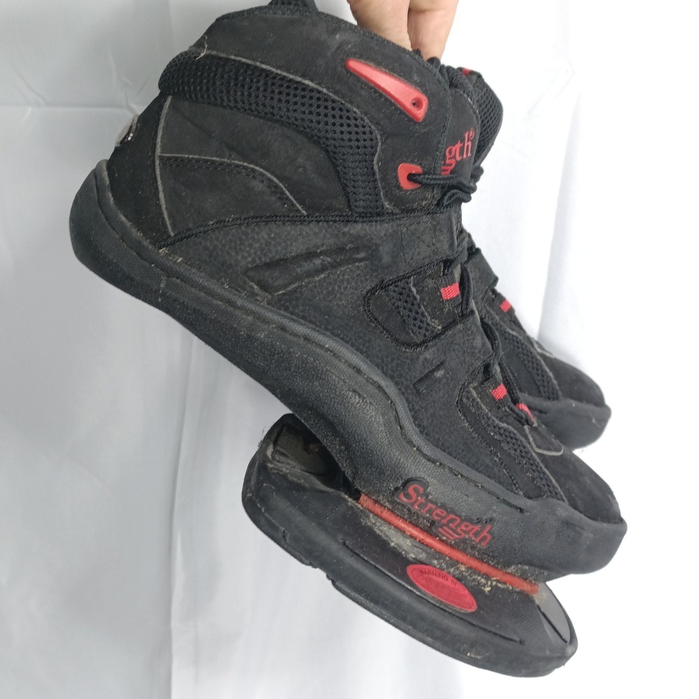Strength Shoes   Plyometric Training Shoes Mens 10 Black Red Basketball Jump s16